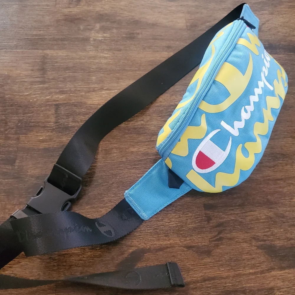 Champion Prime Sling Pack Backpack‎ Crossbody Retro Blue Yellow